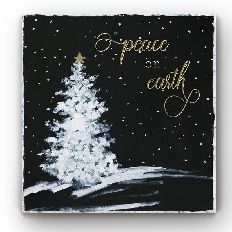 Peace on Earth Tree -Gallery Wrapped Canvas