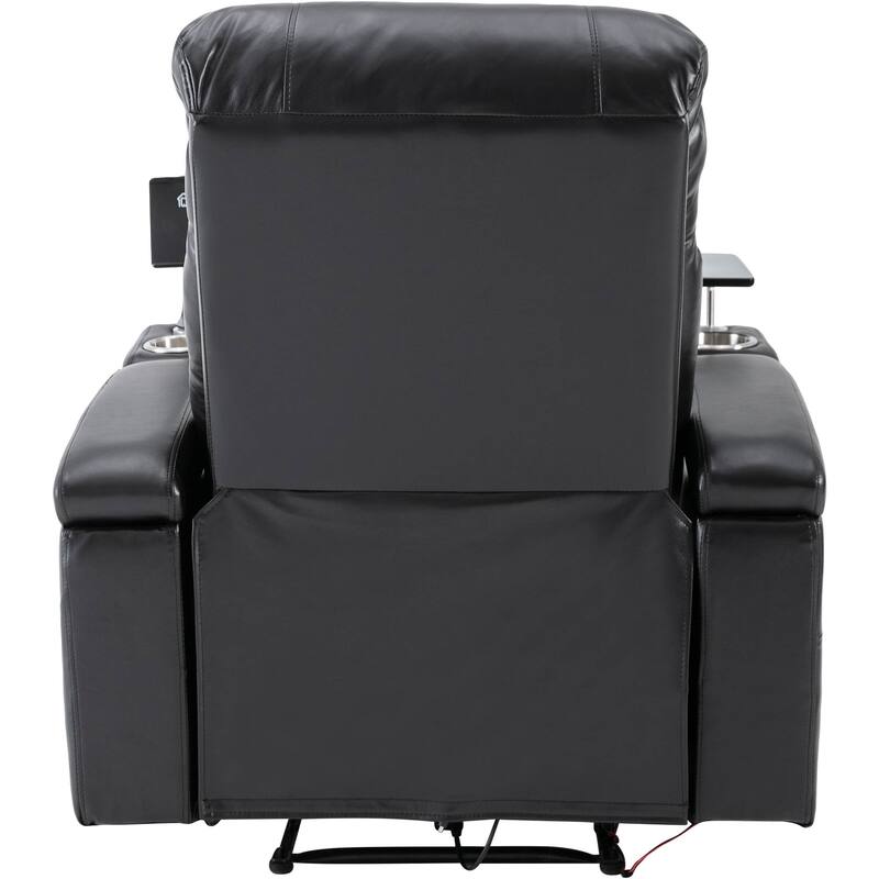 Premium Power Recliner with Storage Arms