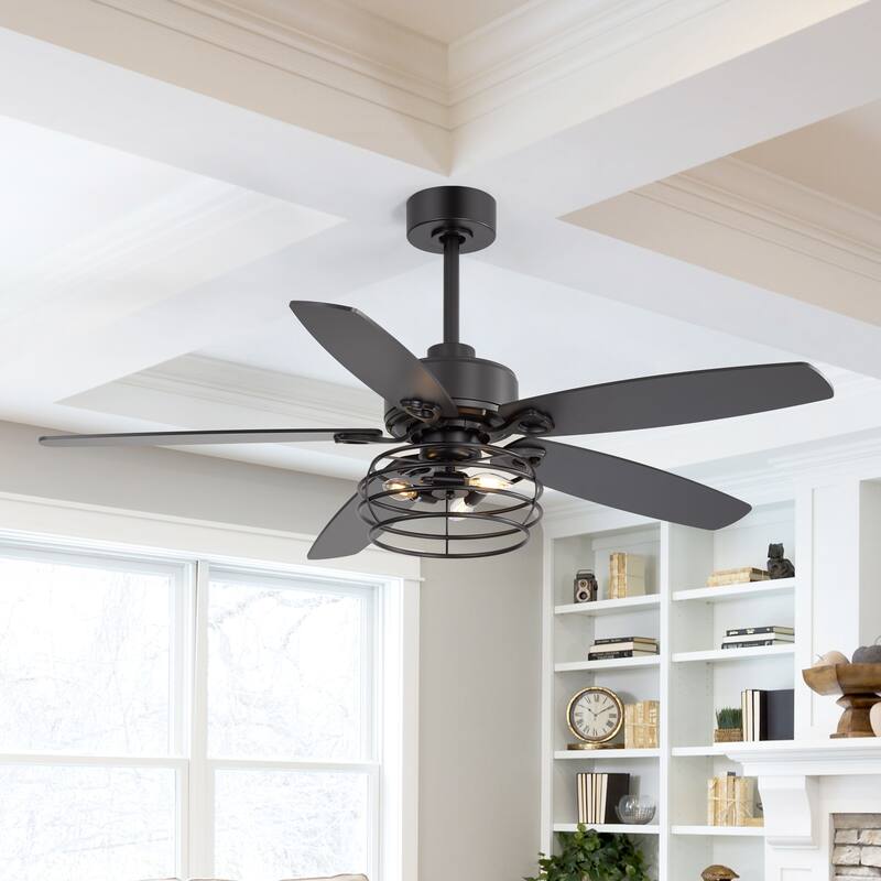Modern Ceiling Fan with LED Light & Remote Control