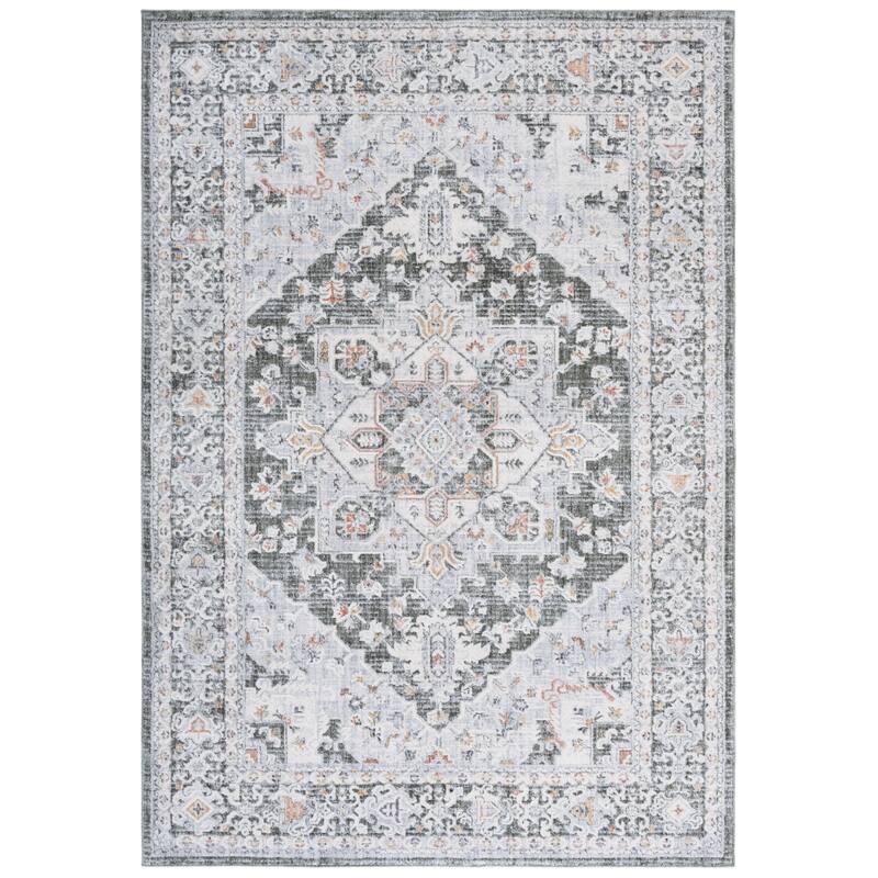 SAFAVIEH Scarlett Sorne Transitional Rug - 4' x 6' - Green/Ivory Rust