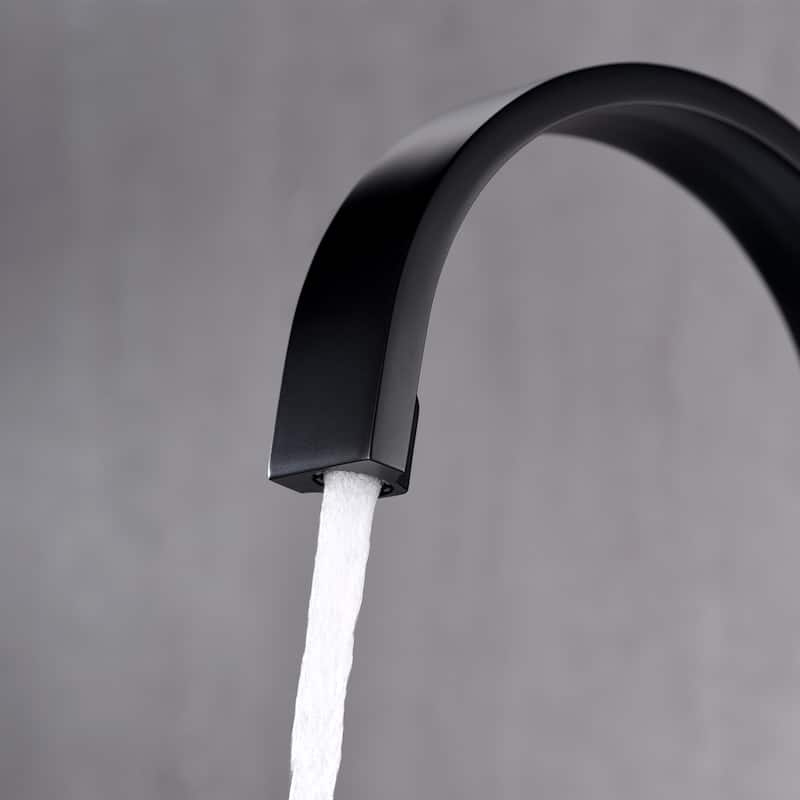 Luxier WSP05-T Widespread Bathroom Faucet with Pop-Up Drain