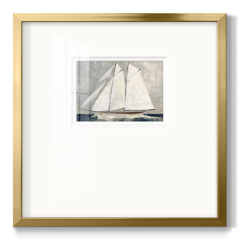 Setting SailPremium Framed Print