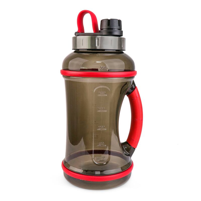 70oz Sport Water Bottle with Twist-Off Lid & Carry Handle - Black