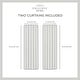 preview thumbnail 20 of 37, ATI Home Bella Sheer Hidden Tab Top Curtain Panel Pair