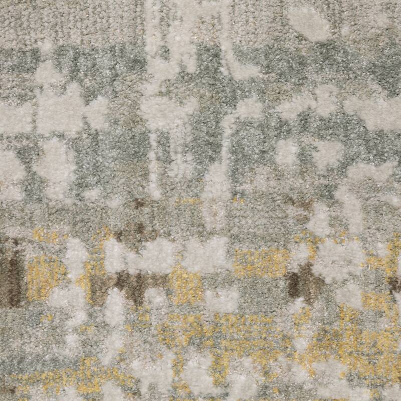 Melody Distressed Abstract Beige/ Multi Area Rug