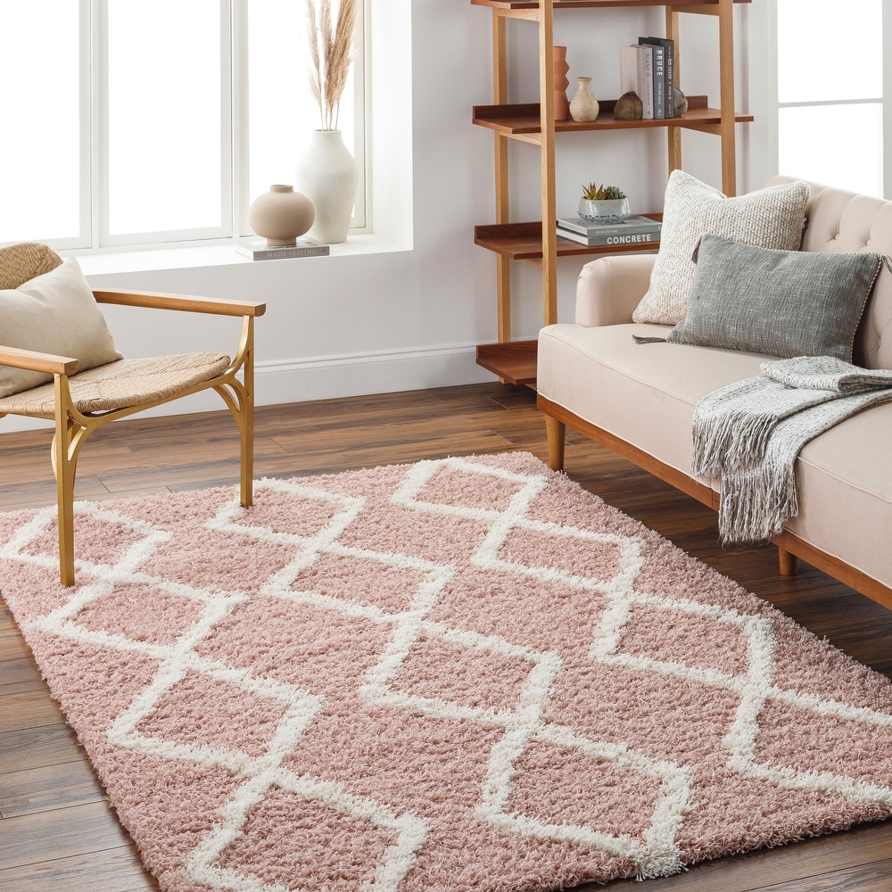 Pink Shag Area Rugs - Bed Bath & Beyond