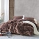 preview thumbnail 1 of 1, Messy Hair Day - Coma Inducer® Oversized Comforter - Chocolate Taupe Oversized King - Chocolate Taupe - 1 Piece