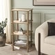 preview thumbnail 2 of 38, SAFAVIEH Home Dilyn 4 Tier Shelving Unit - 16" W x 16" D x 36" H