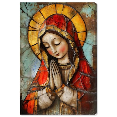 Ancient Supplication Canvas by Art Remedy, Gallery Wrapped