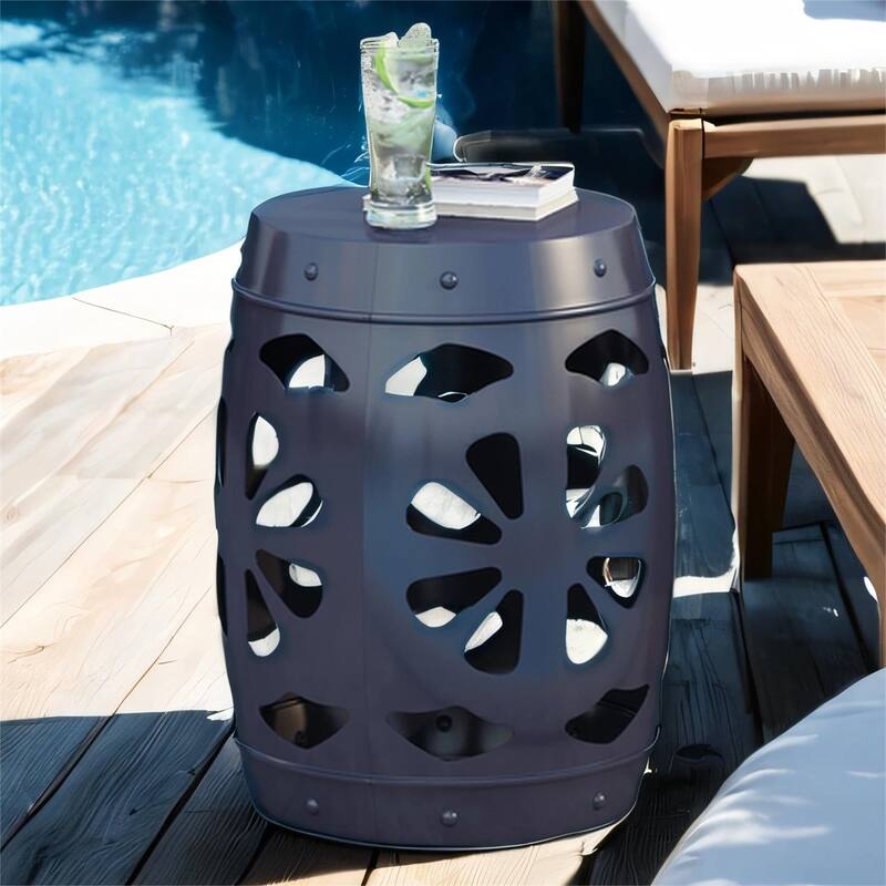 Metal End Table - Large