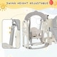 preview thumbnail 7 of 7, 8 in 1 Toddler Slide and Swing Set, Kids Playground Climber Slide Playset w/ Basketball Hoop & Non-Slip Steps for Indoor Outdoor
