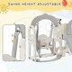 preview thumbnail 23 of 43, Toddler Slide and Swing Set 7 in 1, Kids Playground Climber Slide Playset with Basketball Hoop Freestanding Combination