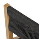 preview thumbnail 8 of 10, Poly & Bark Pai 24" Seat Height Counter Stool - Solid Wood Frame with Handwoven Seat