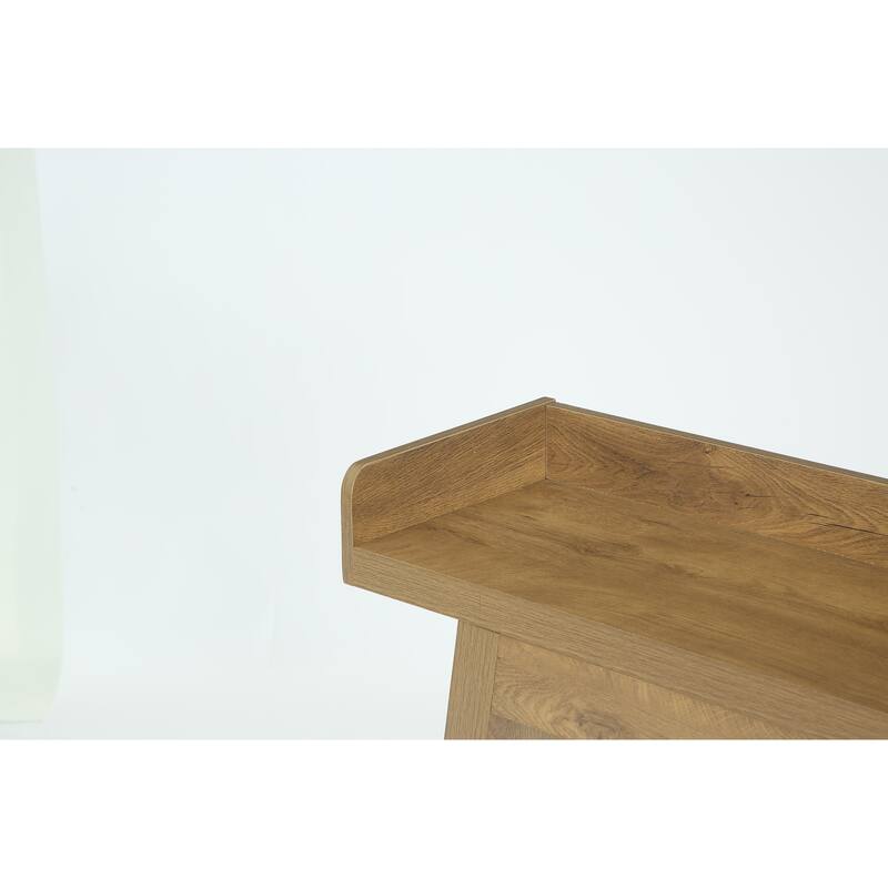 2-Tier Farmhouse Console Table, 70.87-Inch Wooden Sofa Table Behind the Couch