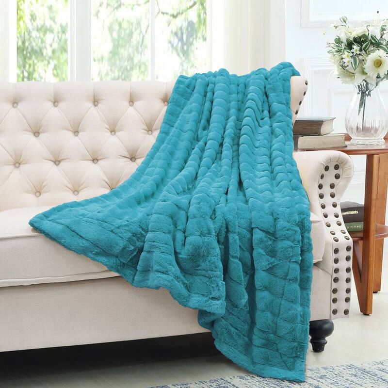 Supermink Decorative Fauxfur Throw 50'' x 60''