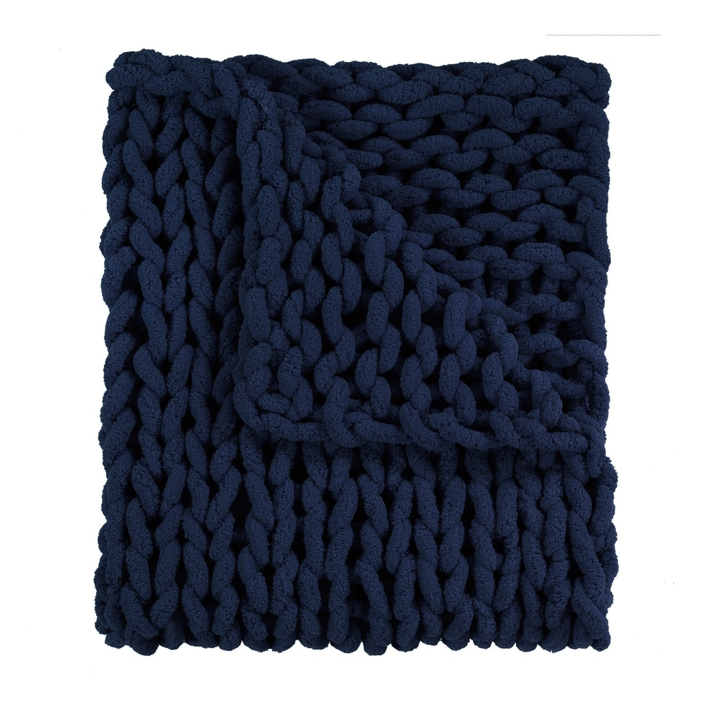 Donna Sharp's Chunky Chenille Polyester Throw