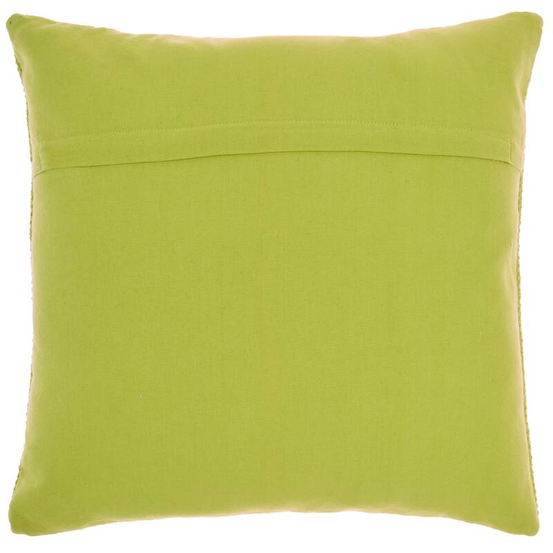  Mina Victory Life Styles Tufted Dots Solid Textured 18" x 18" Indoor Throw Pillow 