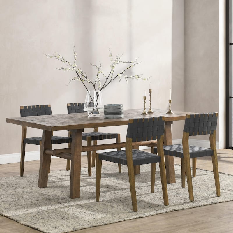 Classic Home Liana 78" Reclaimed Pine Wood Dining Table