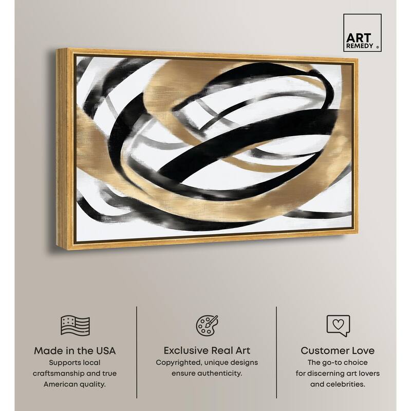 Loops of Luxury I Canvas by Art Remedy