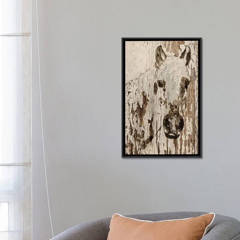 iCanvas "Champagne Horse" by Irena Orlov Framed Canvas Print