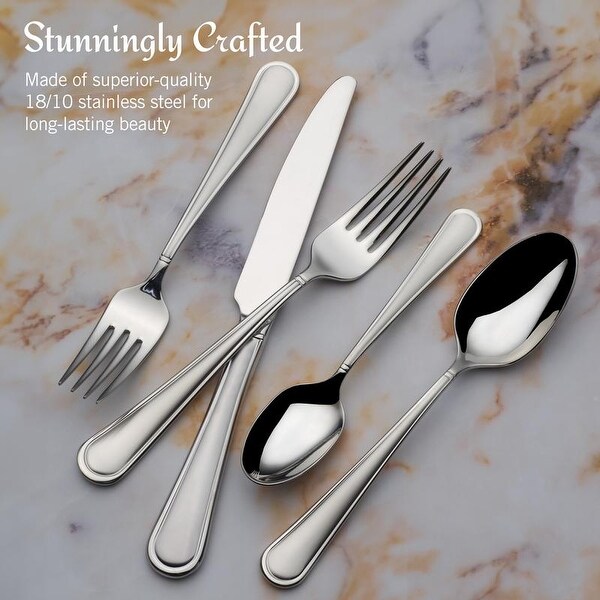 Mikasa Virtuoso Frost 65-Piece Flatware - Bed Bath & Beyond - 12105158