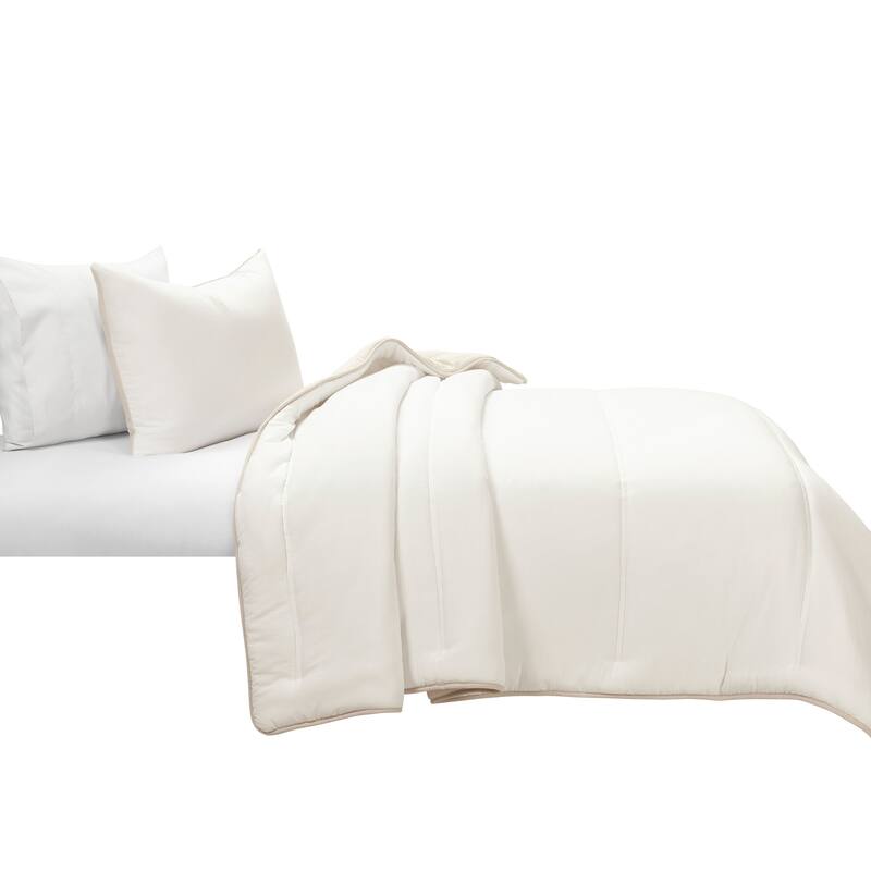 Lush Decor Oslo Soft Reversible Quilted Comforter Set