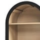 preview thumbnail 8 of 14, Evie Arched Bookcase Display Cabinet