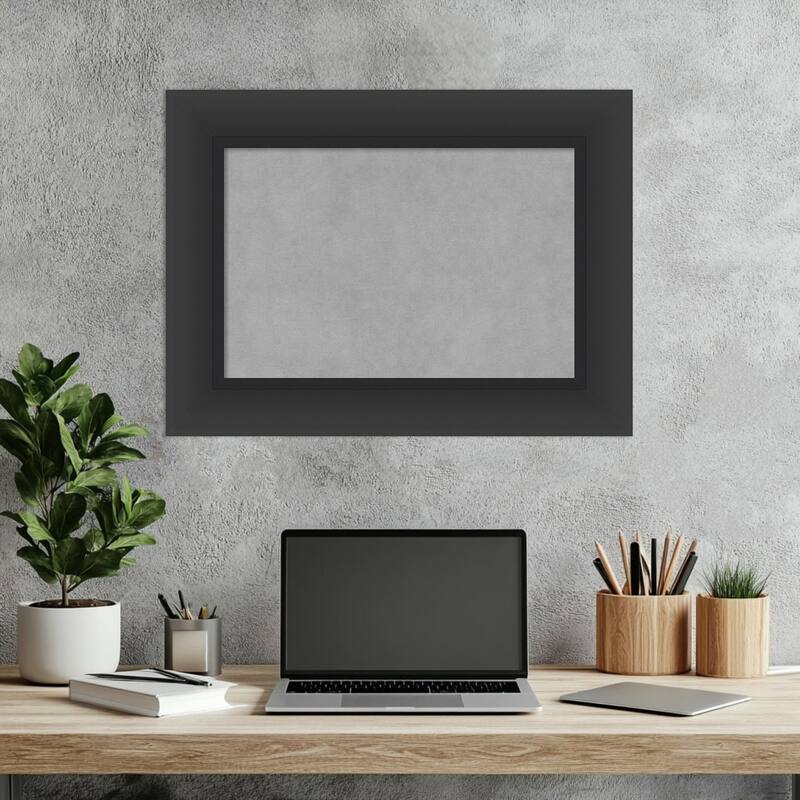 Amanti Art Sloped Black Framed