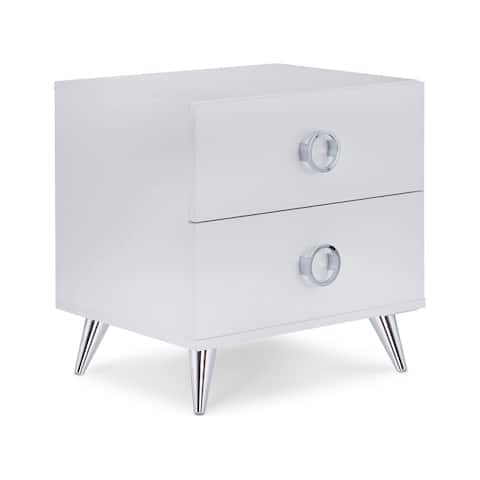 ACME Carson Carrington Rjukan Contemporary Nightstand with 2 Drawers