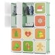 preview thumbnail 8 of 68, Kids Wardrobe Closet with Hanging Section and Cute Doors Green-12-Cubes