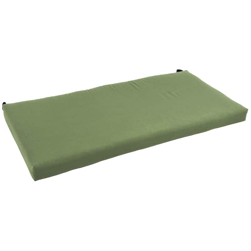 Twill Indoor Bench/Loveseat Cushion (40-, 42-, or 45-inches wide) - 42" wide - Sage