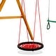 preview thumbnail 2 of 12, Gorilla Playsets Round Orbit Swing with Nylon Ropes