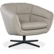 preview thumbnail 12 of 10, Hooker Furniture CC722-SW Mina 32" Wide Wood Framed Leather Accent Buckskin Beige