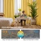 preview thumbnail 21 of 91, Deconovo 100 Percent Blackout with Liner Grommet Curtain (2 Panel)