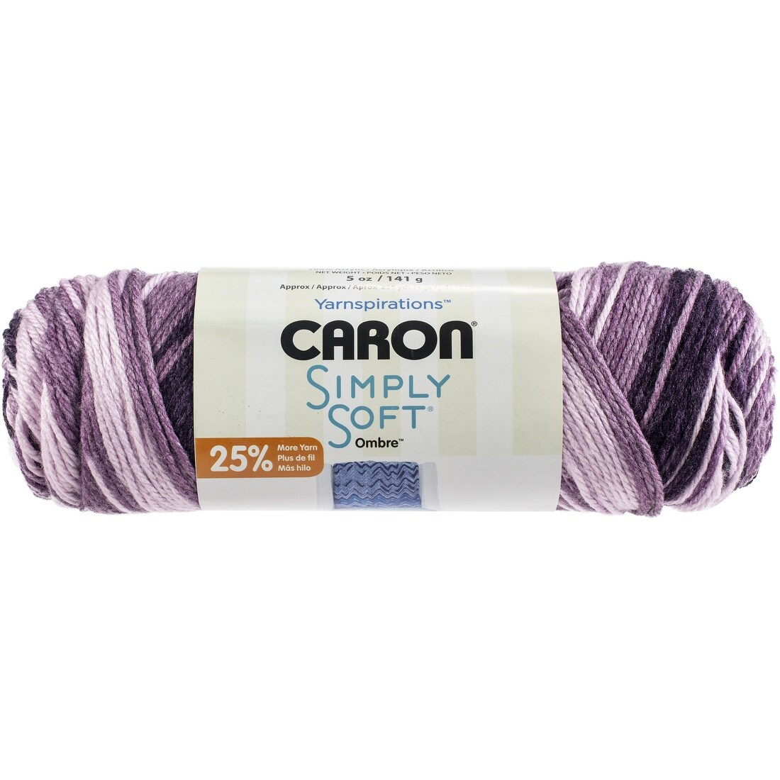 Shop Caron Simply Soft Ombres Yarn 12 Pk Grape Purple Overstock 28598406