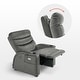 preview thumbnail 21 of 40, MCombo Power Zero Gravity Recliner Chair with Adjustable Headrest for Living Room, Fabric ZG334
