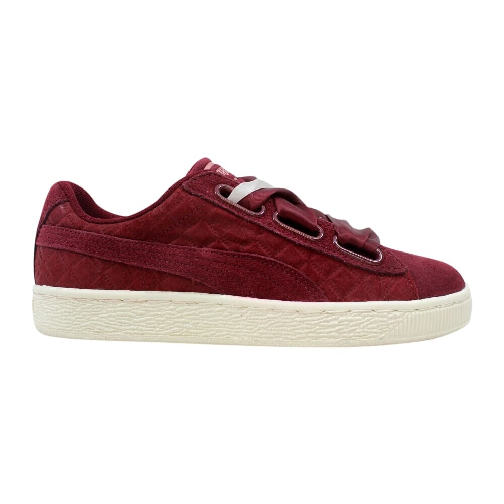 puma basket heart olive