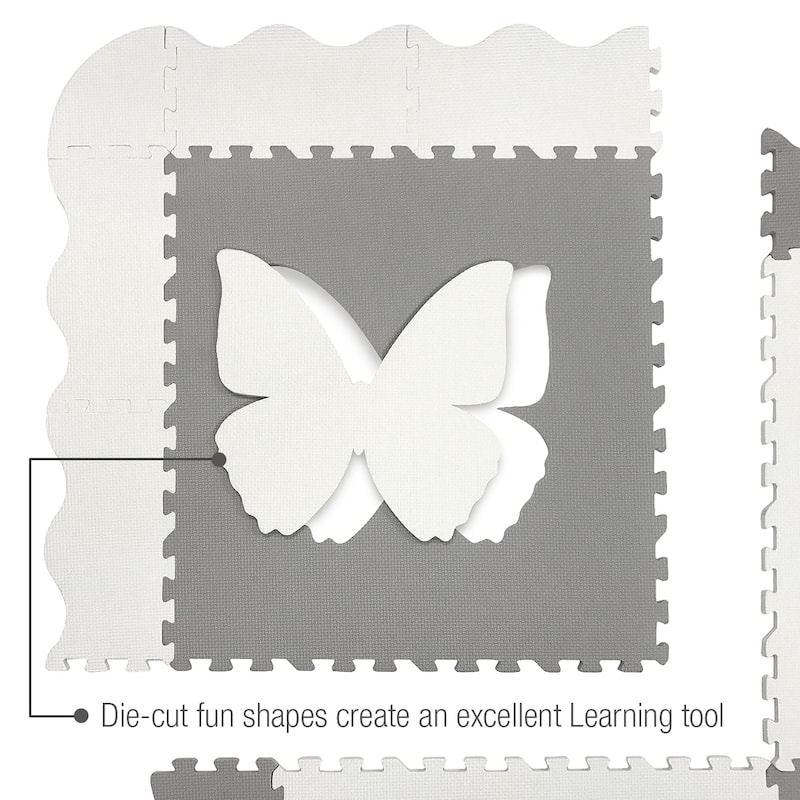 Sorbus Floor Baby Play Mat Interlocking Set (4 Pc)