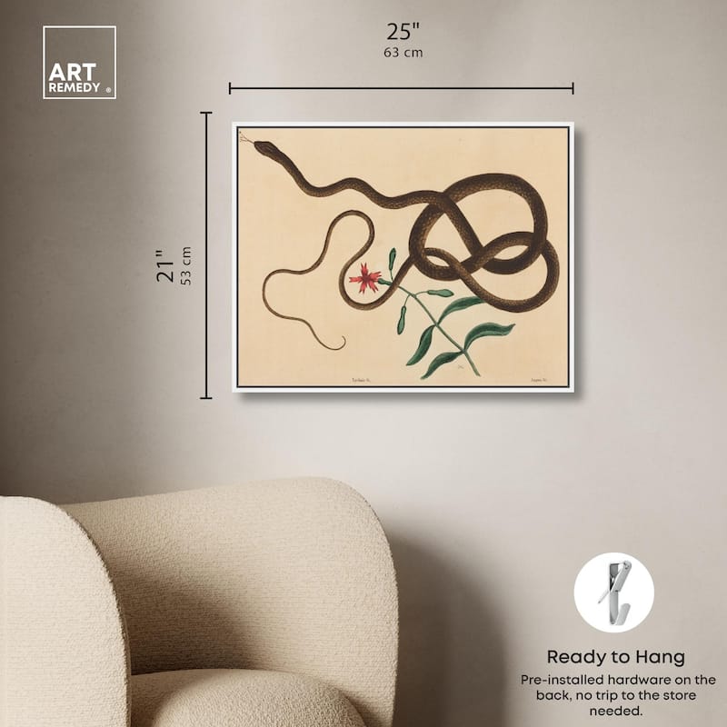The Coach Whip Snake 1743 Canvas by Art Remedy