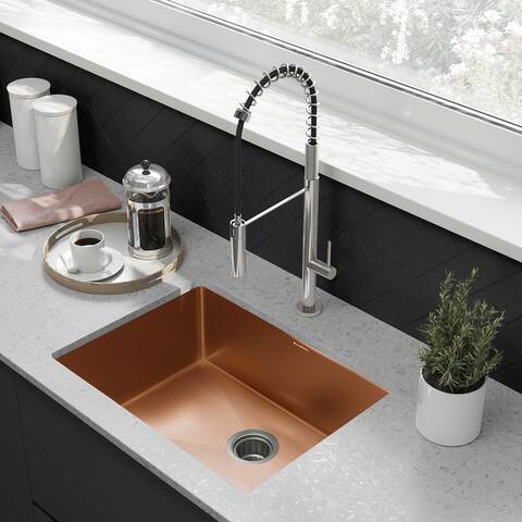 Rivage 23 x 18 Stainless Steel, Single Basin, Undermount Kitchen Sink