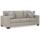 preview thumbnail 8 of 9, Signature Design by Ashley Deltona Parchment Queen Sofa Sleeper - 85" W x 38" D x 37" H