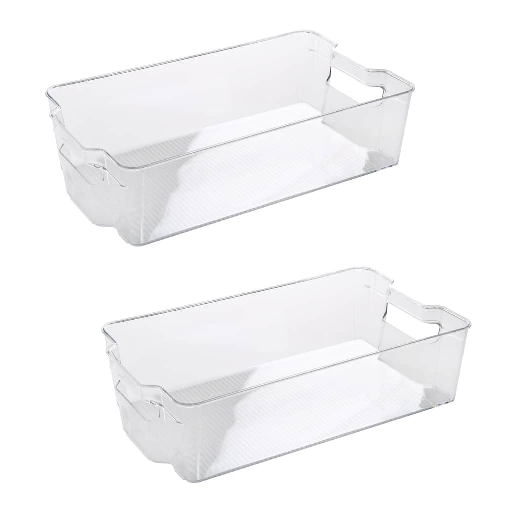 Kitchen Details 2 Pack X-Large Refrigerator Shelf Organizer - 14.57" x 8.31" x 3.9"