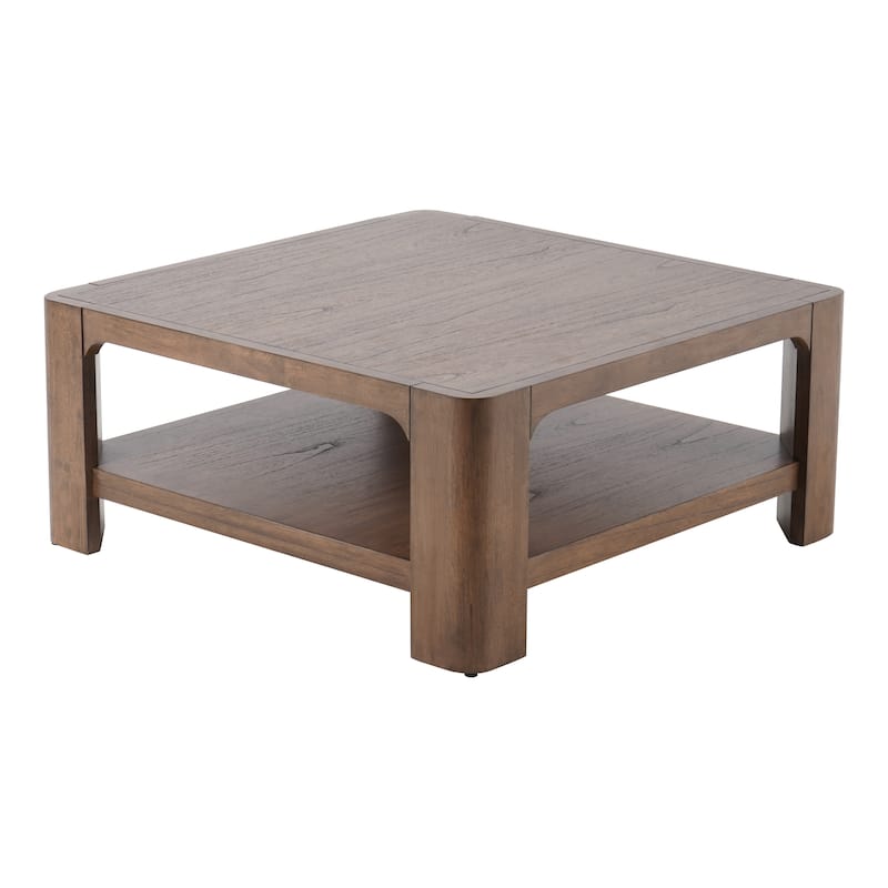 NPD Furniture Trevin Coffee Table with Open Shelf