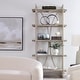 preview thumbnail 2 of 3, Uttermost Sway Soft Gray Etagere - 42"W x 88"H x 19"D