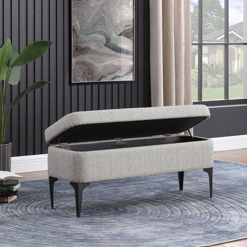 HomePop Storage Bench with Metal Leg