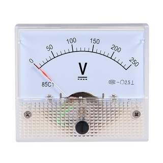 DC 0-150V Analog Panel Voltage Gauge Volt Meter 65C5 2.5% Error