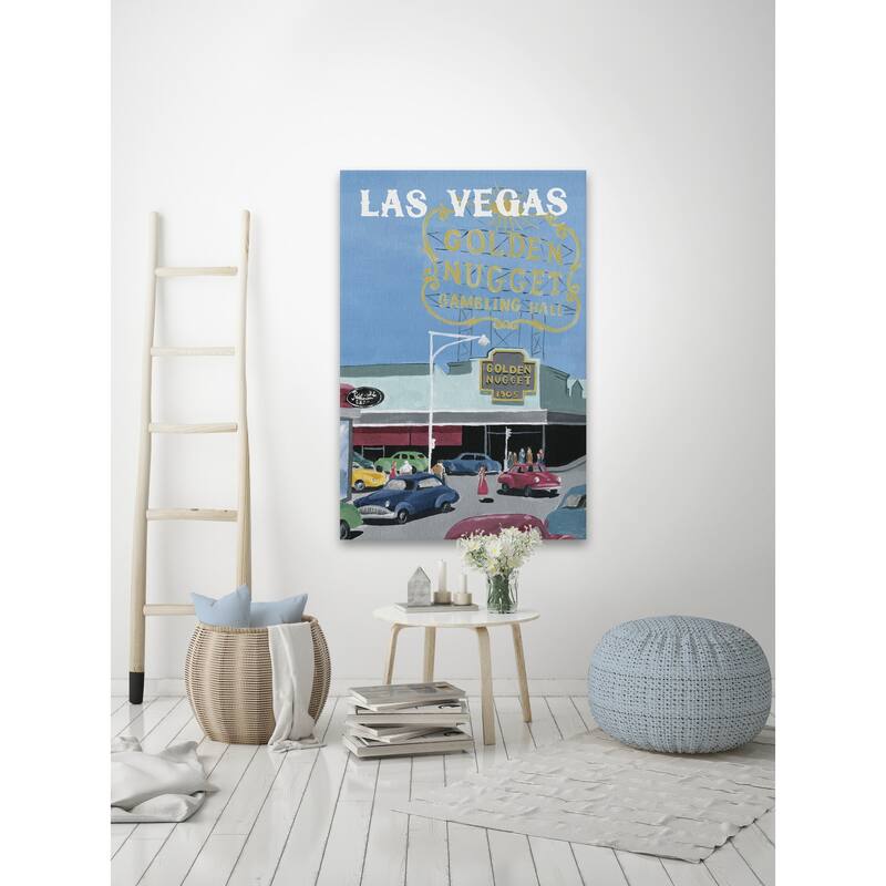 'Classic Vegas' Painting Print on Wrapped Canvas