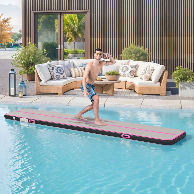 Air Track Tumbling Mat with Electric for Gym Yoga Water