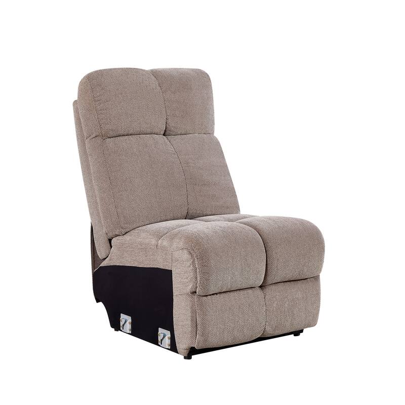 OKIN Motor Power Recliner Sofa Multiple Combinations Armless Chair - Multi-Color