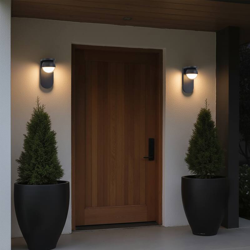 C Cattleya 3000K Integrated LED Alumi9num Outdoor Wall Sconce
